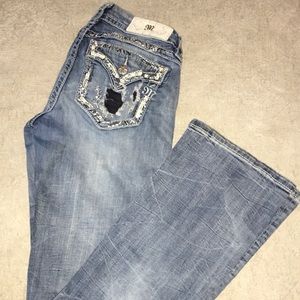 Size 27 Miss Me jeans signature boot